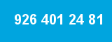 926 401 24 81 926 401 24 81